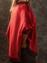 PONCHO AGUSTINA ROJO 2